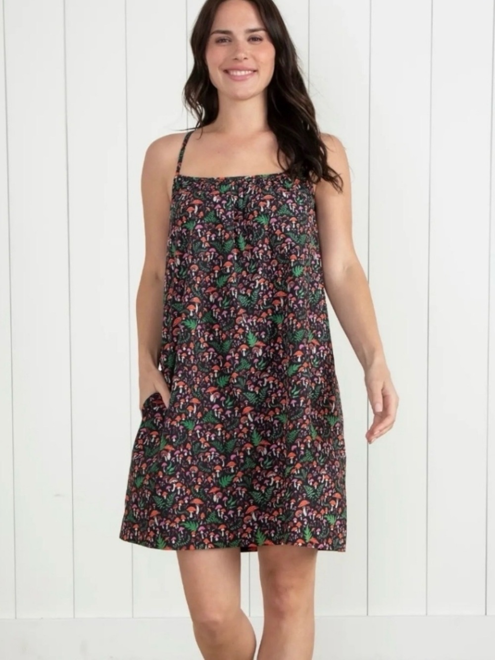 Print fresh toadstool cami nightgown